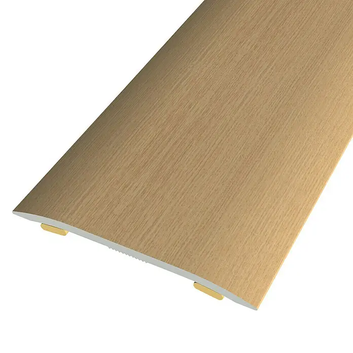 Baglinox Junta de transición Roble - 80 - 90 cm x 38 mm x 2,3 mm, Aluminio