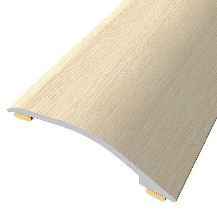 Baglinox Perfil de transición inclinado Roble - 87 - Roble, 90 cm x 38 mm, Pegado