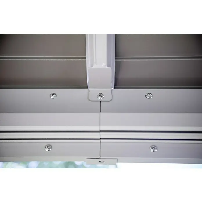 Sojag Pavillon Striano 10 x 12 - L x B x H: 362 x 298 x 283 cm, Champagner, Walmdach - Detailaufnahme