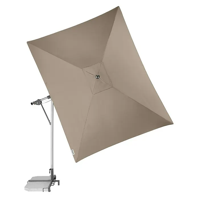 Doppler Sunline Pendelschirm - Greige, L x B: 298 x 225 cm - Ansicht von oben