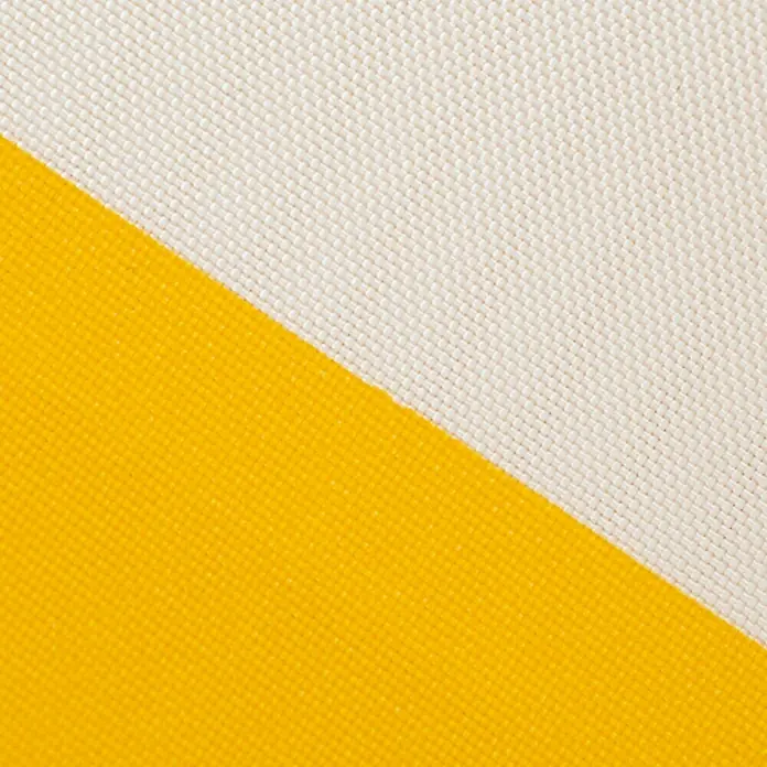 Windhager Sonnensegel Seilspanntechnik - L x B: 2,7 x 1,4 m, Gelb/Weiß