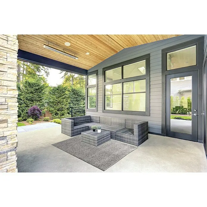 Classis Carpets Infinity Grass Rasenteppich World of Colors - 200 x 133 cm, Silver Grey, Ohne Noppen - Anwendungsbeispiel