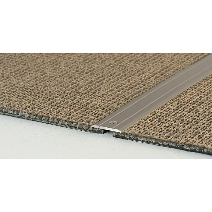 LOGOCLIC Prehodni profil 133 - Plemenito jeklo mat, 1 m x 25 mm x 2 mm, Vrsta montaže: Vijaki - Posnetek od blizu