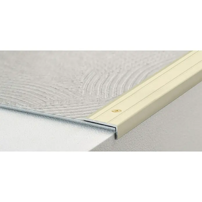 LOGOCLIC Winkelprofil 160 - Sahara, 2,7 m x 24,5 mm x 10 mm, Montageart: Schrauben - Detailaufnahme
