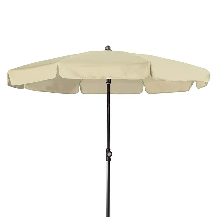 Doppler Sunline Sonnenschirm Neo - Natur, Ø x H: 150 x 230 cm - Vorderansicht