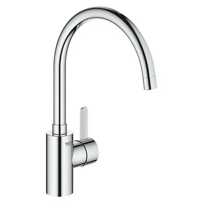 Grohe Eurosmart Cosmopolitan Spültischarmatur 2 - Chrom, Glänzend, Hoher Auslauf - Vorderansicht