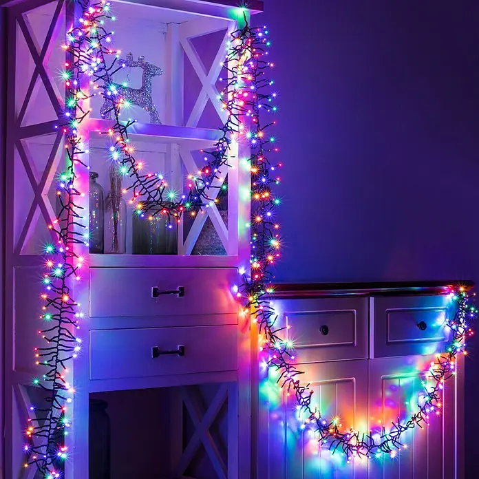Tween Light Cadena de luces LED - Para exterior, 768 luces, 8,15 m, RGB