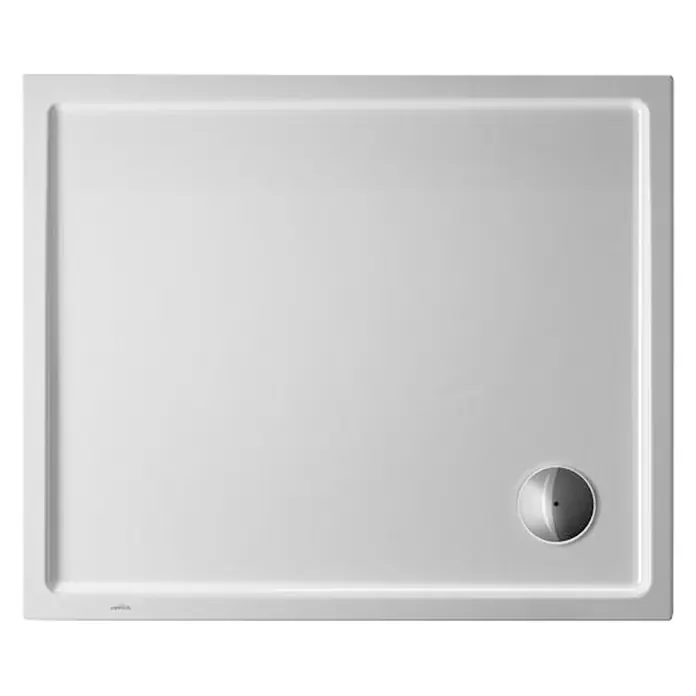 Duravit Duschwanne Starck Slimline - L x B: 90 x 80 cm, Kunststoff, Weiß, Ohne Antirutsch-Oberfläche - Ansicht von oben