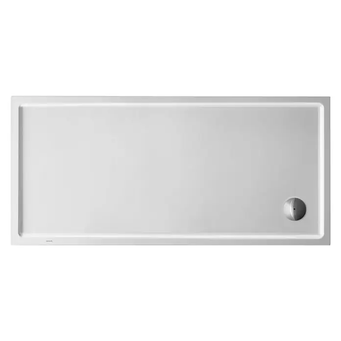 Duravit Duschwanne Starck Slimline - L x B: 160 x 75 cm, Kunststoff, Weiß, Ohne Antirutsch-Oberfläche - Ansicht von oben