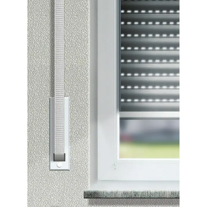 Schellenberg Rollladengurt Mini - Grau, Länge: 4,5 m, Gurtbreite: 14 mm