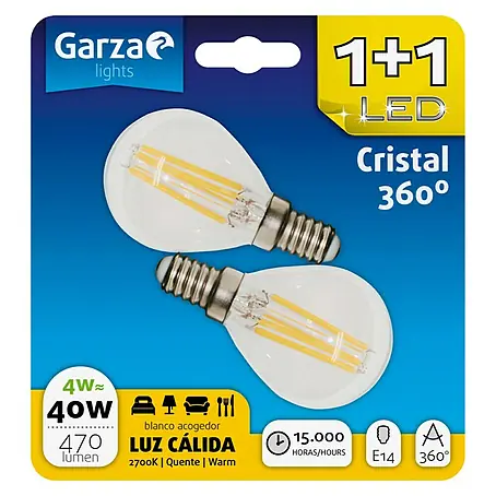 Garza  Bombilla LED Cristal