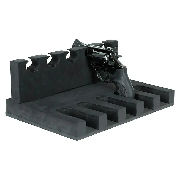 Burg-Wächter Kurzwaffenhalter KWH 5 - L x B x H: 230 x 335 x 130 mm, Geeignet für: 5 Kurzwaffen - Anwendungsbeispiel