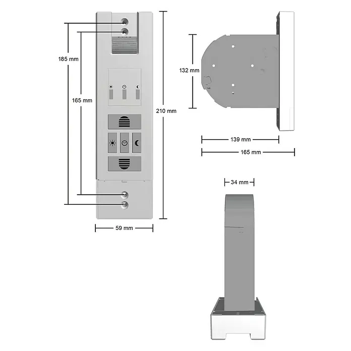 Schellenberg Rollladen-Gurtwickler Rollo Drive 65 Standard - Zugkraft: 45 kg, Gurtbreite: 21 mm - 23 mm, Unterputz