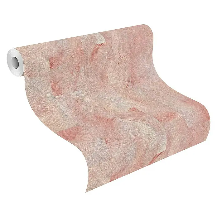 Rasch Rock'n Rolle Vliestapete Platten - Kupferrosa, Grafisch, 10,05 x 0,53 m