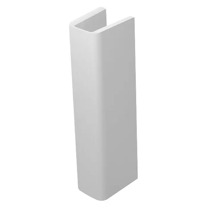 Duravit ME by Starck Waschtisch-Standsäule - Ohne Beschichtung, Keramik, Weiß, Passend für: Duravit ME by Starck Waschtische - Vorderansicht