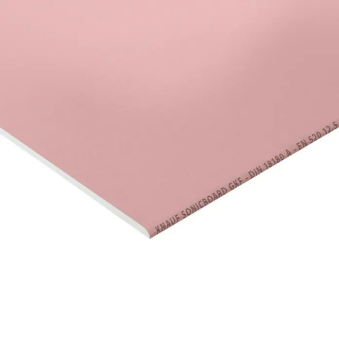 Knauf Gipskartonplatte Sonicboard - 2.000 x 600 x 12,5 mm - Linke Seitenansicht