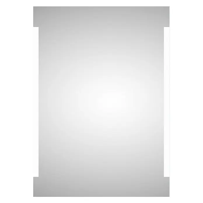 DSK Ogledalo s LED rasvjetom Chrystal Stripe - 50 x 70 cm, S prekidačem za prevrtanje - Pogled sprijeda