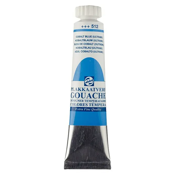 Talens Pintura gouache - Azul cobalto ultramar, 20 ml, Mate