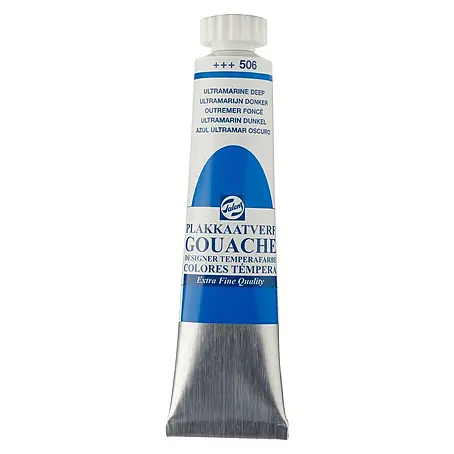 Talens  Pintura gouache azul ultramar oscuro