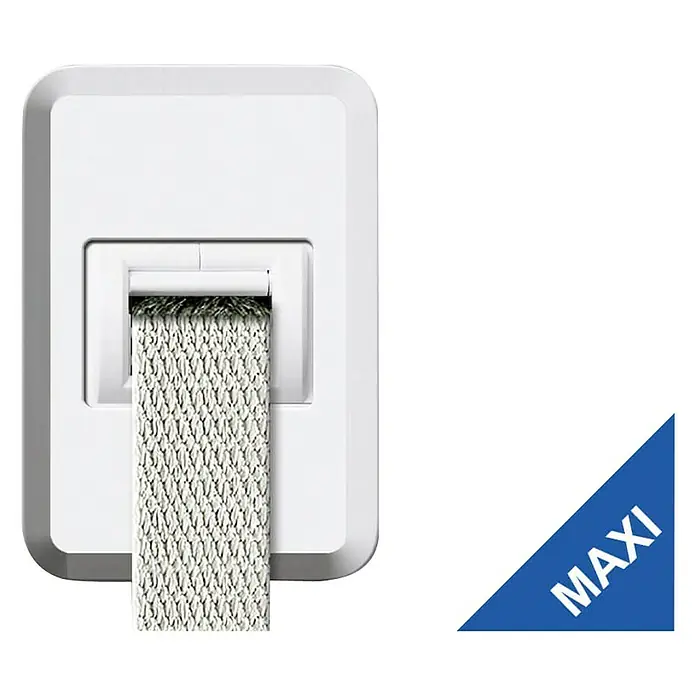 Schellenberg Gurtführung DUO - 20 x 60 x 85 mm, Geeignet für: Rollladen-Maxi-Systeme, Weiß