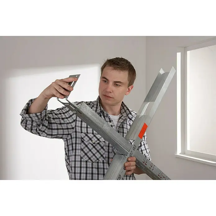Knauf Türpfostensteckwinkel - 75 x 130 x 135 mm - Anwendungsbeispiel