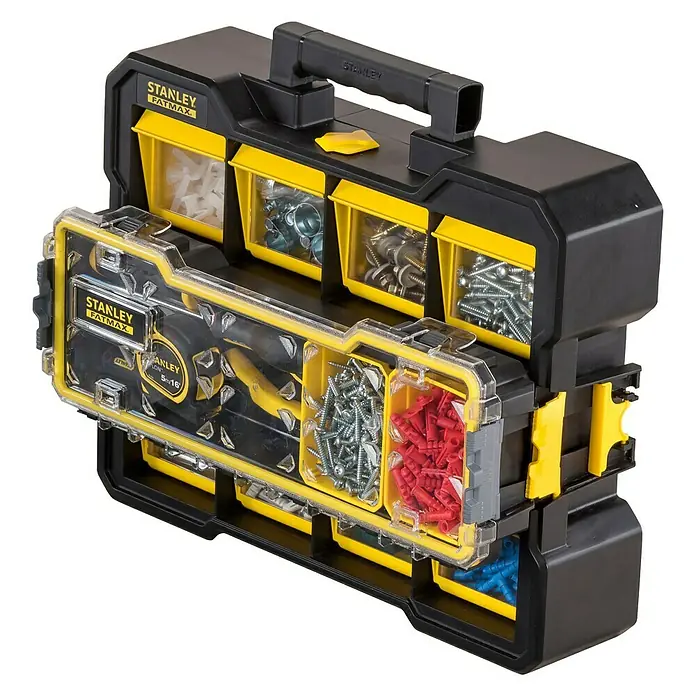 Stanley FatMax Kleinteilekoffer Flip Binnnnnn - Anzahl Fächer: 12 - Anwendungsbeispiel