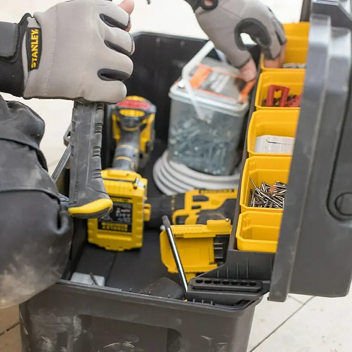 Stanley FatMax Caja de herramientas Pro Cantilever - Plástico, Capacidad: 39 l, 26''