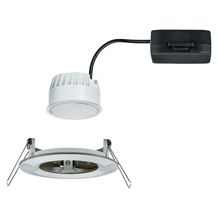Paulmann LED-Einbauleuchte Nova - 6,5 W, Eisen gebürstet, Warmweiß, 1 Stk.