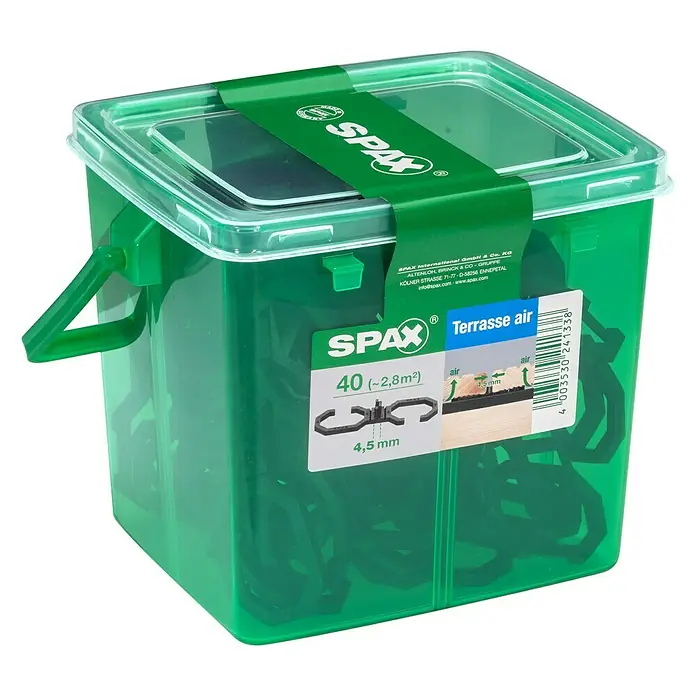Spax Abstandhalter Air - 40 Stk., Stärke: 4,5 mm - Linke Seitenansicht