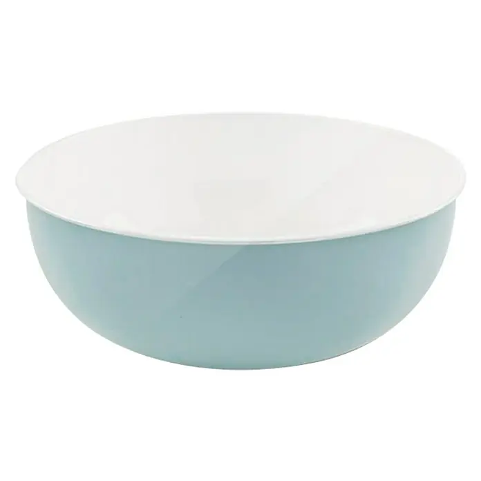 Cipì Lavabo redondo Open - Diámetro: 39 cm, Azul cielo/Blanco