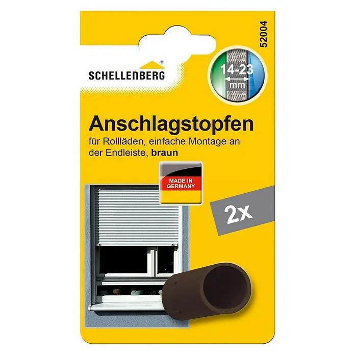 Schellenberg Graničnik stoper - Ø x D: 20 x 40 mm, Smeđe boje