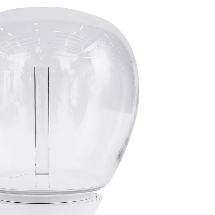 Artemide LED-Tischleuchte Empatia 36 - 26 W, Weiß, Transparent, Warmweiß, Höhe: 38,2 cm - Vorderansicht
