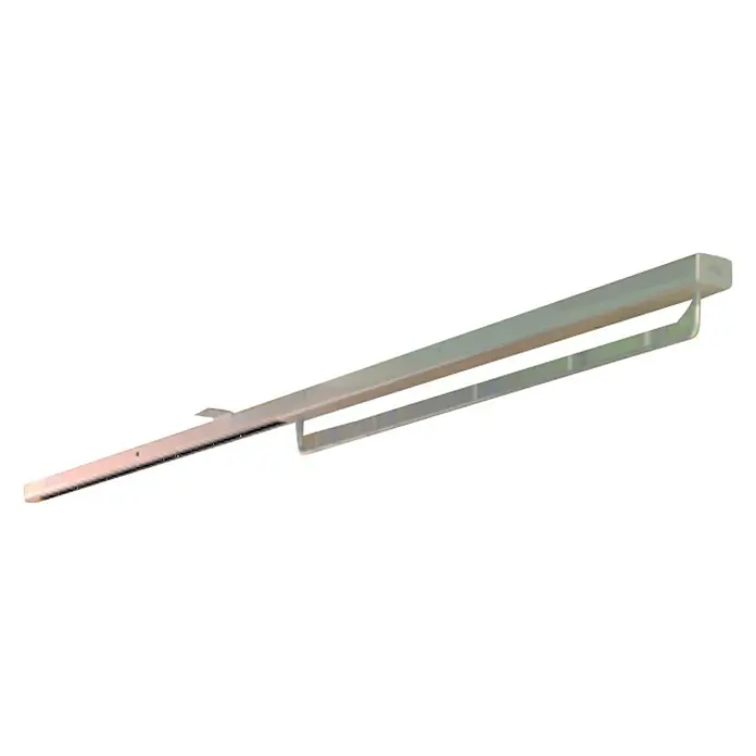 Soporte para perchero extensible - An x Al: 360 x 68 mm, Plateado