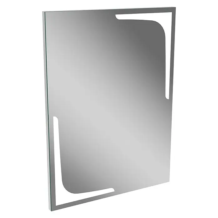 Camargue LED-Lichtspiegel Stella Style - 60,2 x 80,2 cm, Mit Kippschalter - Linke Seitenansicht