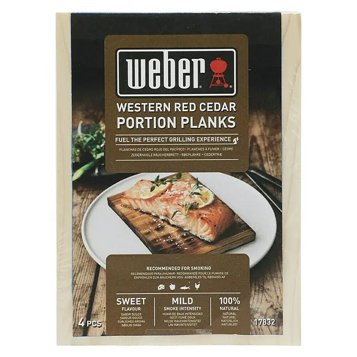 Weber Räucherbrett - L x B: 15 x 10,92 cm, Zeder - Vorderansicht