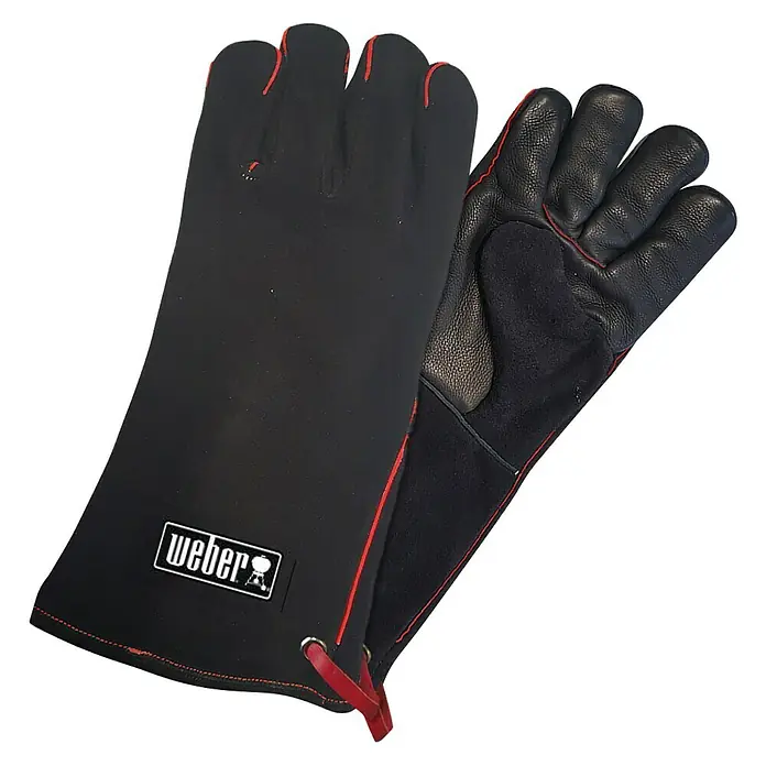 Weber Guantes para barbacoa - Piel - Vista frontal