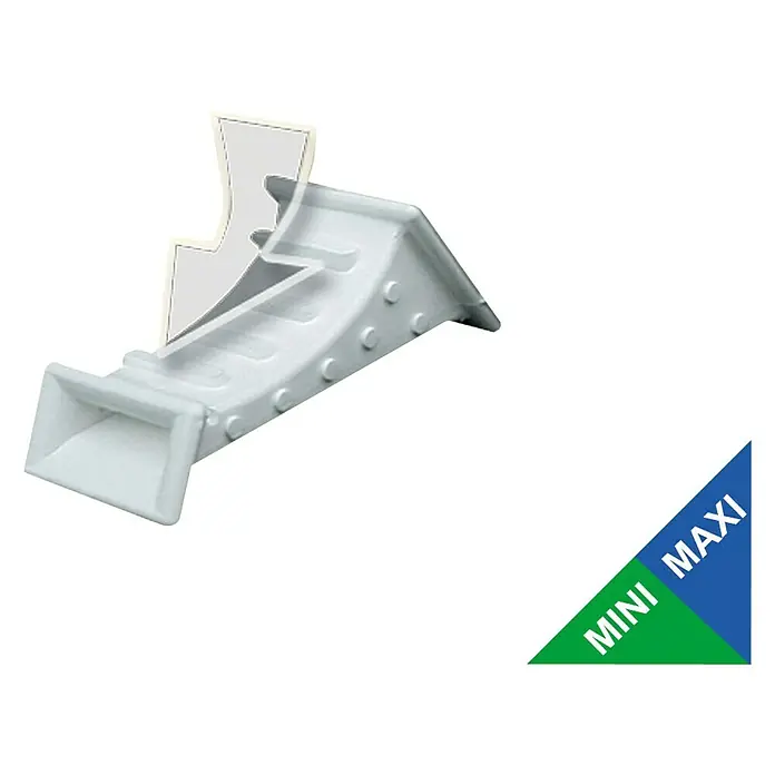 Schellenberg Gurtführung - Gurtbreite: 14 mm - 23 mm, Gebogen, Unterputz
