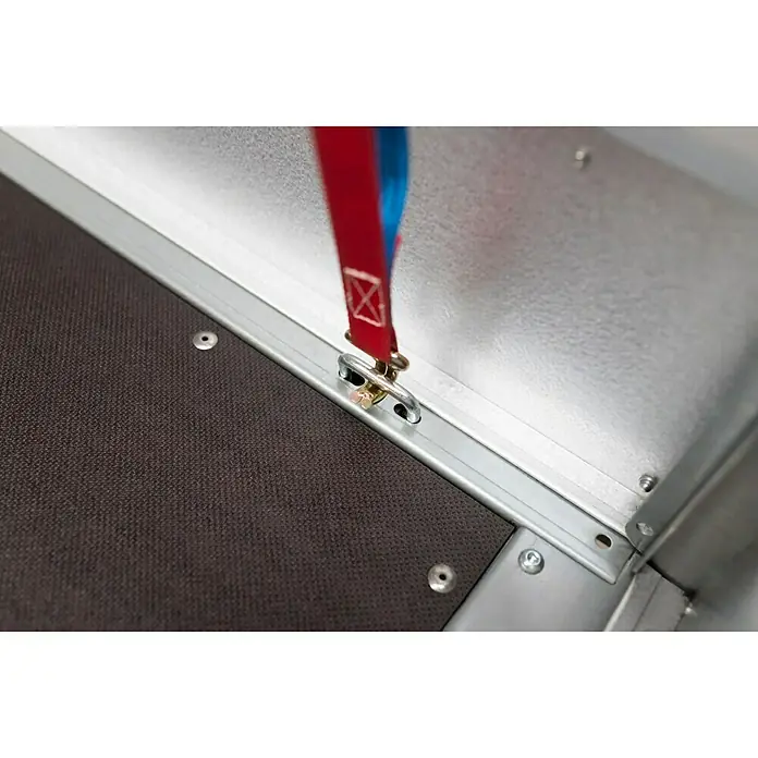 Stema Anhänger BASIC ST 1300-25-13.1 - Nutzlast: 1.040 kg, Einachser, Kasteninnenmaß: 251 x 128 x 35 cm, Gebremst - Vorderansicht