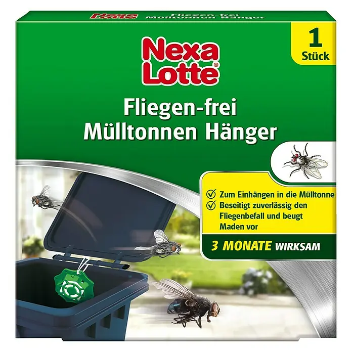 Nexa Lotte Fliegenfalle Mülltonnen Hänger - 1 Stk. - Vorderansicht