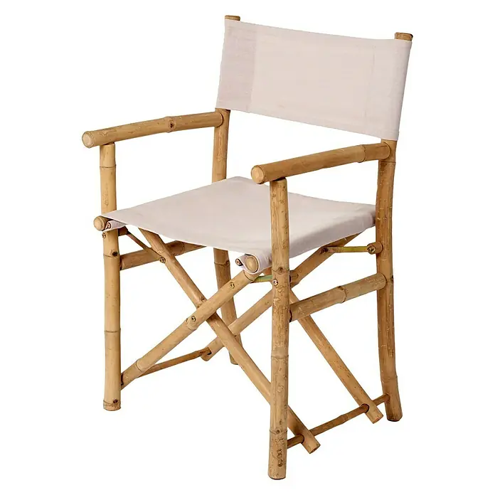 Silla de jardín Kendari - An x Pr x Al: 45 x 58 x 89 cm, Natural