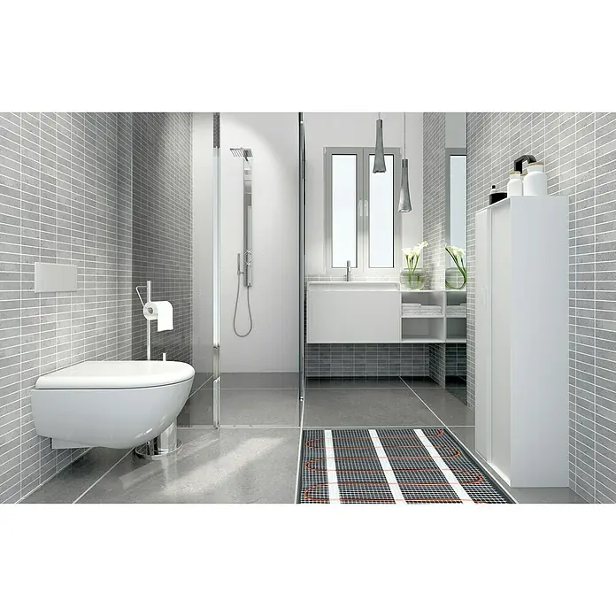 Admiral E-Power Podno grijanje Comfort - 4,2 x 0,5 m, Grijaća površina: 2 m², 135 W/m² - Pogled odozgo