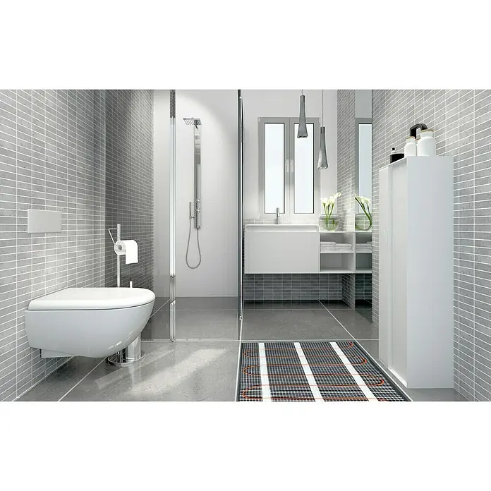 Admiral E-Power Podno grijanje Comfort - 6,8 x 0,5 m, Grijaća površina: 3 m², 135 W/m² - Pogled odozgo