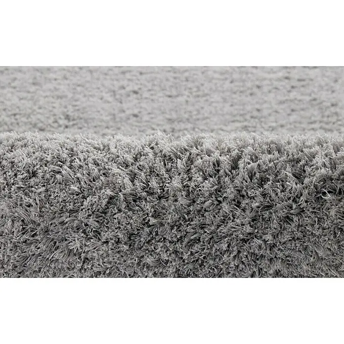 Alfombra Málaga Goldy - Gris, 230 x 160 cm, 100% poliéster microfibra