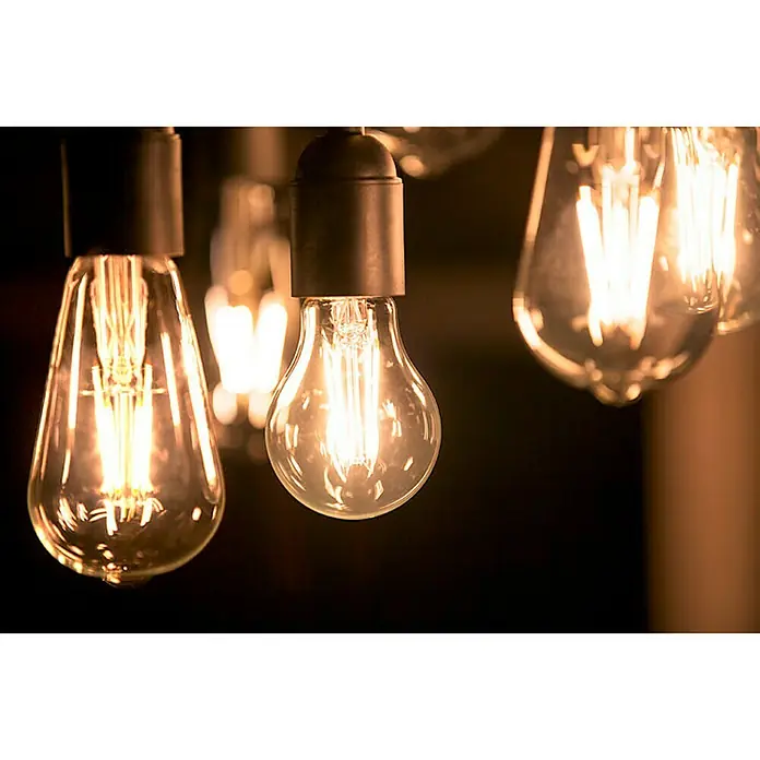Philips Bombilla LED Vintage - 7 W, E27, Color de luz: Blanco cálido, No regulable, Redonda