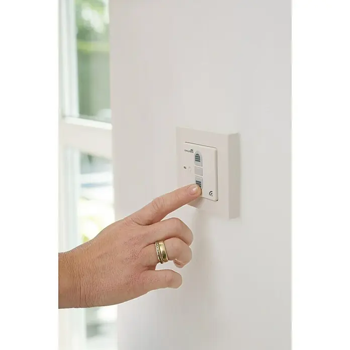 Schellenberg Smart Home Funk-Empfangsschalter - 80 x 80 x 40 mm, Weiß, Unterputzmontage