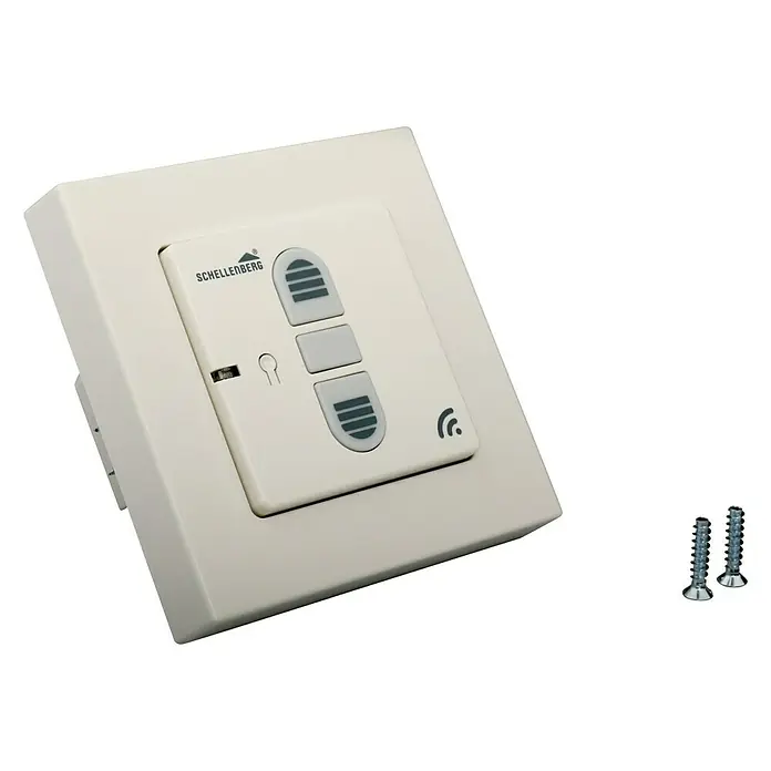 Schellenberg Smart Home Funk-Empfangsschalter - 80 x 80 x 40 mm, Weiß, Unterputzmontage