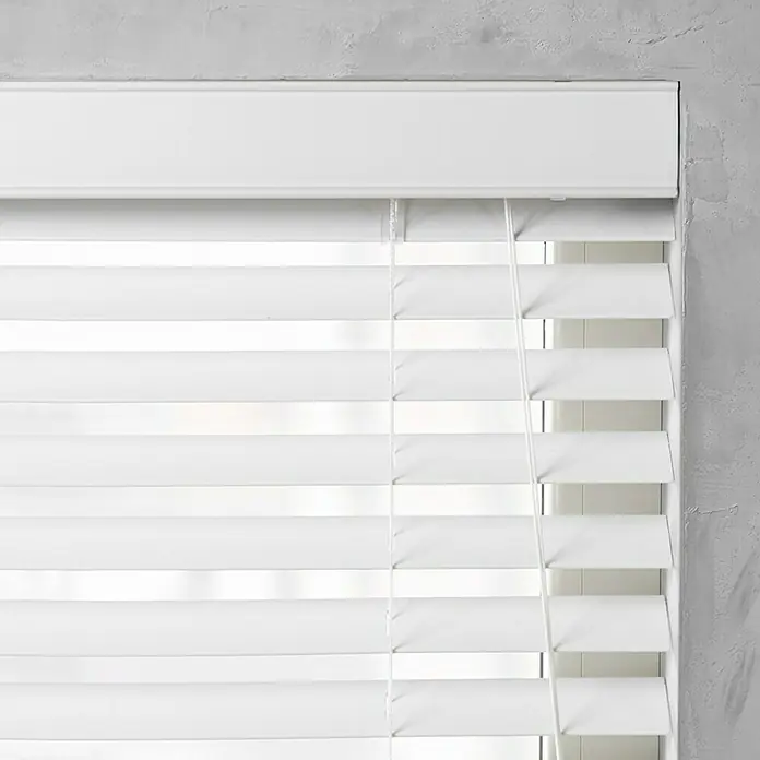 Jalousie - B x H: 75 x 175 cm, Weiß - Detailaufnahme