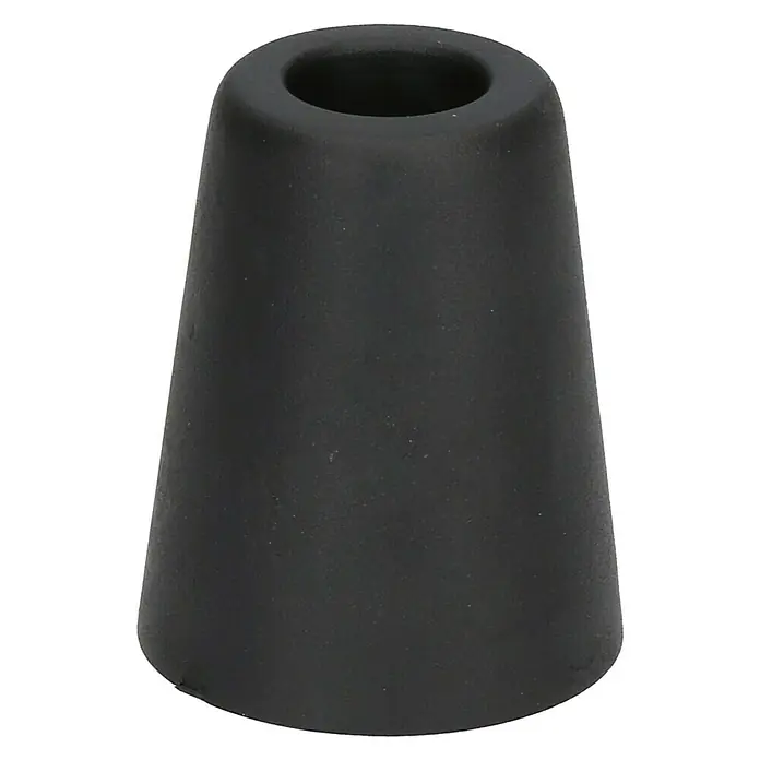 Türstopper 50x60 mm schraubbar - Ø x H: 50 x 60 mm, Schwarz - Rechte Seitenansicht