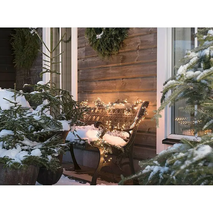 Konstsmide Led-feestverlichting - Buiten, 768 lampen, 5,8 m, Barnsteen