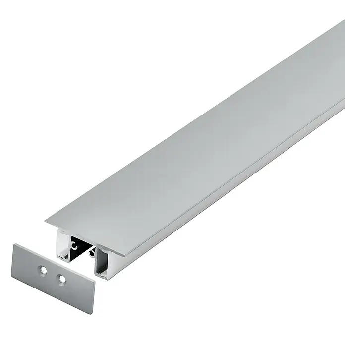 Eglo Profil Surface Profile 4 - 100 x 1,8 x 4,8 cm, Silber, Aluminium - Vorderansicht